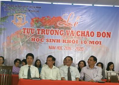 LỄ TỰU TRƯỜNG VÀ ĐÓN HỌC SINH KHỐI 10 MỚI NĂM HỌC 2019-2020