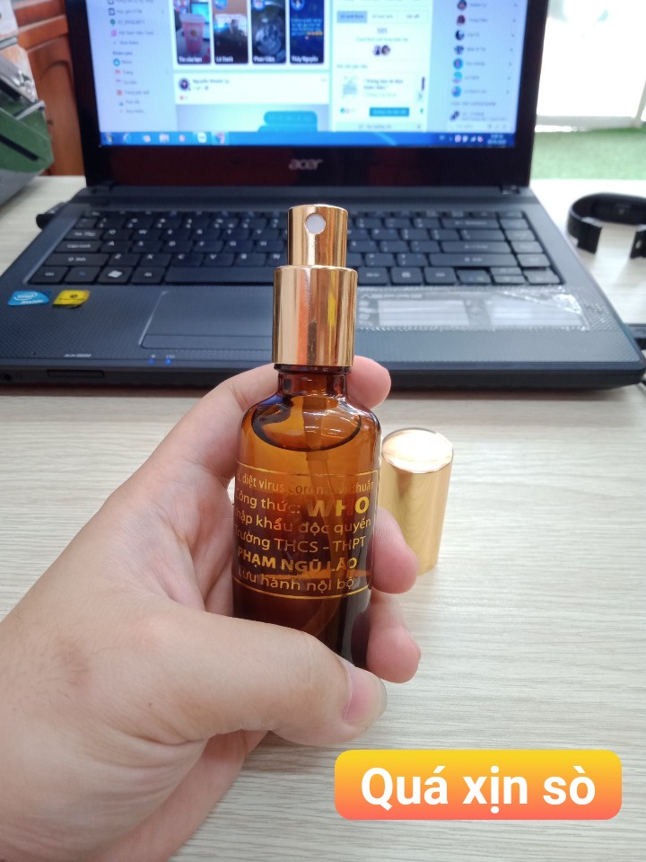 Điều chế nước rửa tay khô phòng chống dịch Corona