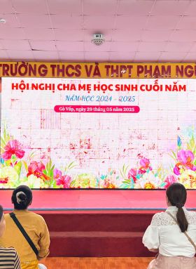 TỔNG KẾT HỘI NGHỊ CHA MẸ HỌC SINH CUỐI NĂM HỌC 2024–2025