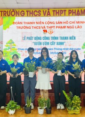 ĐOÀN TRƯỜNG PHẠM NGŨ LÃO RA MẮT CÔNG TRÌNH THANH NIÊN 