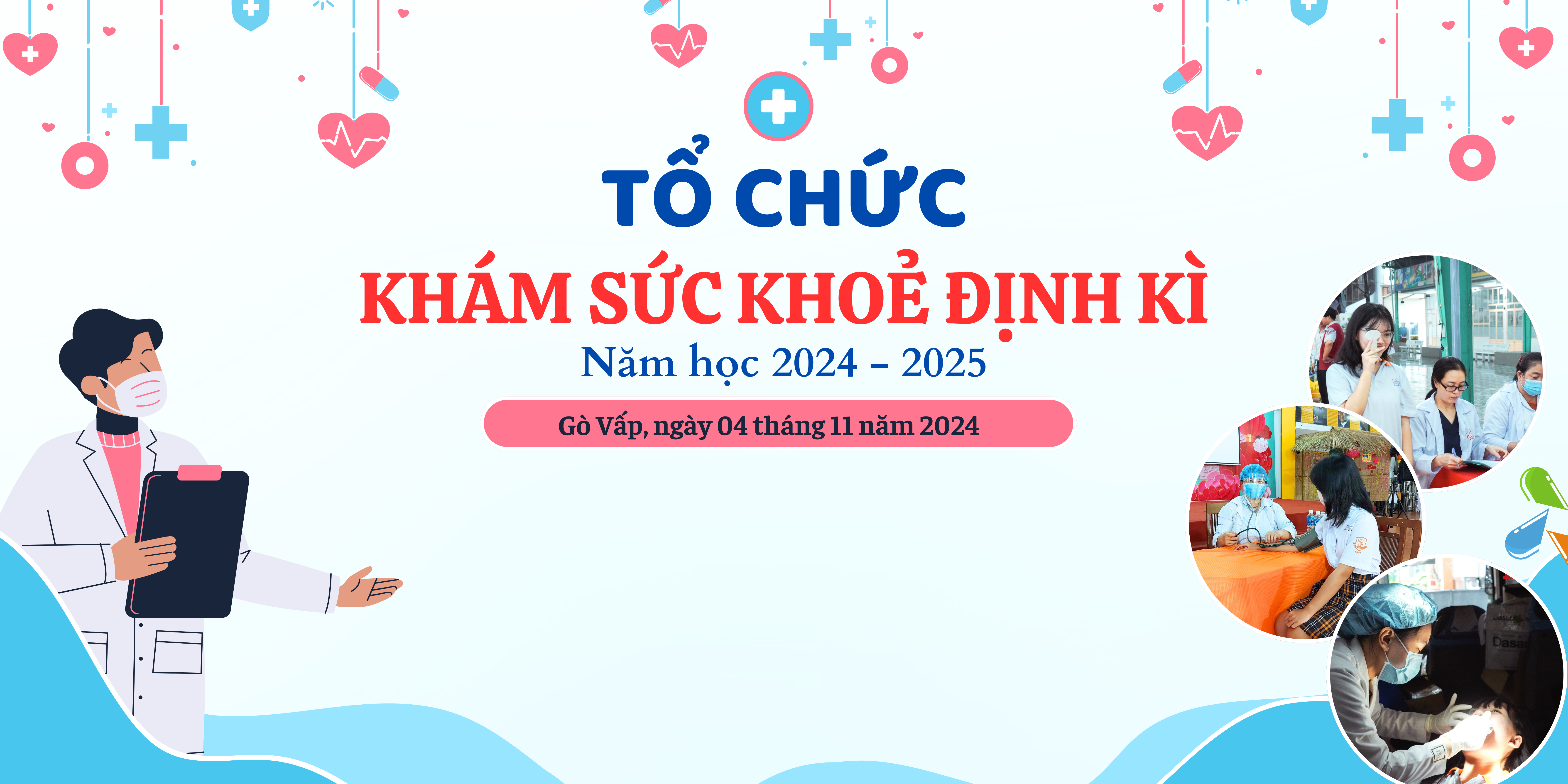CHƯƠNG TRÌNH KHÁM SỨC KHỎE ĐỊNH KÌ CHO HỌC SINH TRƯỜNG THCS VÀ THPT PHẠM NGŨ LÃO NĂM HỌC 2024 - 2025