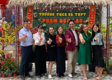 TRƯỜNG THCS & THPT PHẠM NGŨ LÃO GIAO LƯU VỚI TRƯỜNG ĐẠI HỌC WONKWANG, HÀN QUỐC