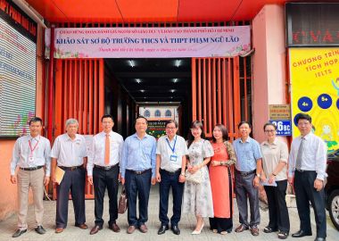 CHÀO MỪNG ĐOÀN ĐÁNH GIÁ NGOÀI VỀ KIỂM ĐỊNH CHẤT LƯỢNG GIÁO DỤC TRƯỜNG THCS VÀ THPT PHẠM NGŨ LÃO