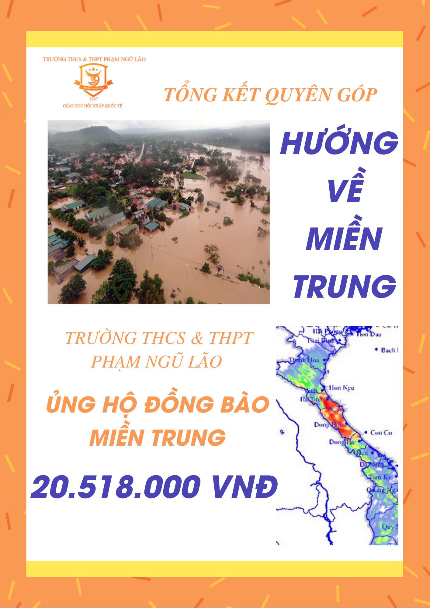 Góp chút hơi ấm về miền Trung thân yêu