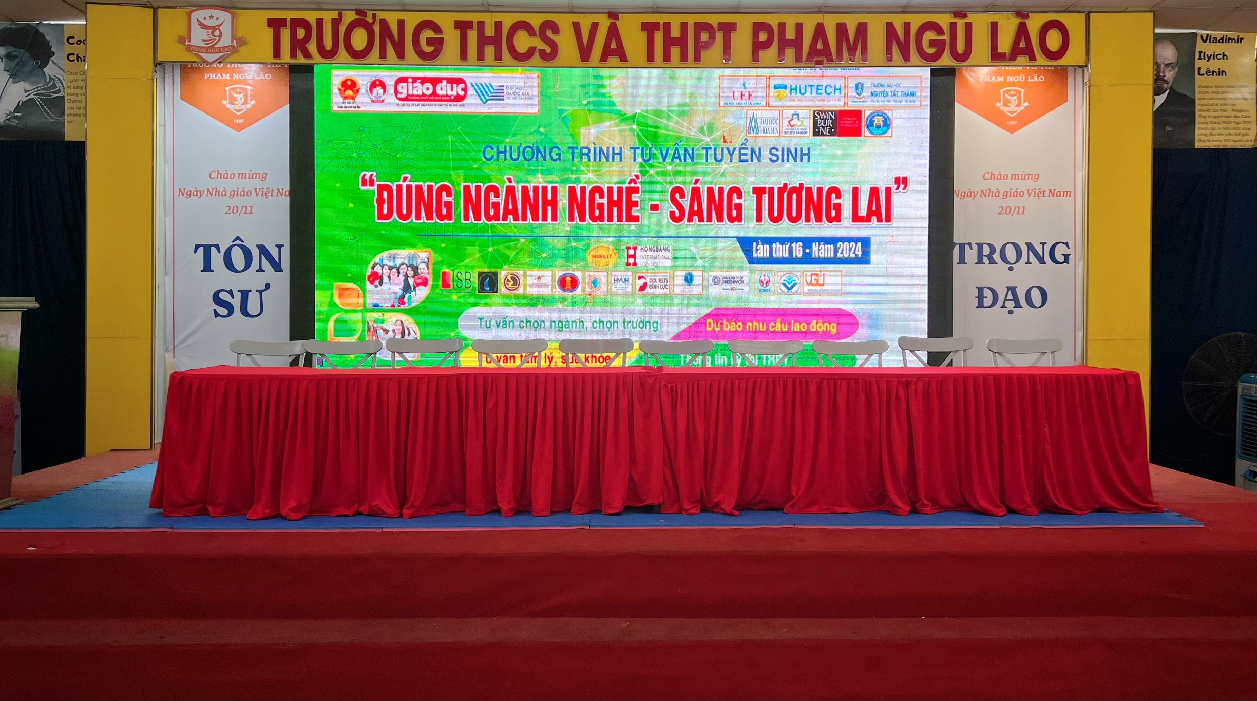 CHƯƠNG TRÌNH TƯ VẤN HƯỚNG NGHIỆP NĂM HỌC 2023 - 2024 TẠI TRƯỜNG THCS VÀ THPT PHẠM NGŨ LÃO