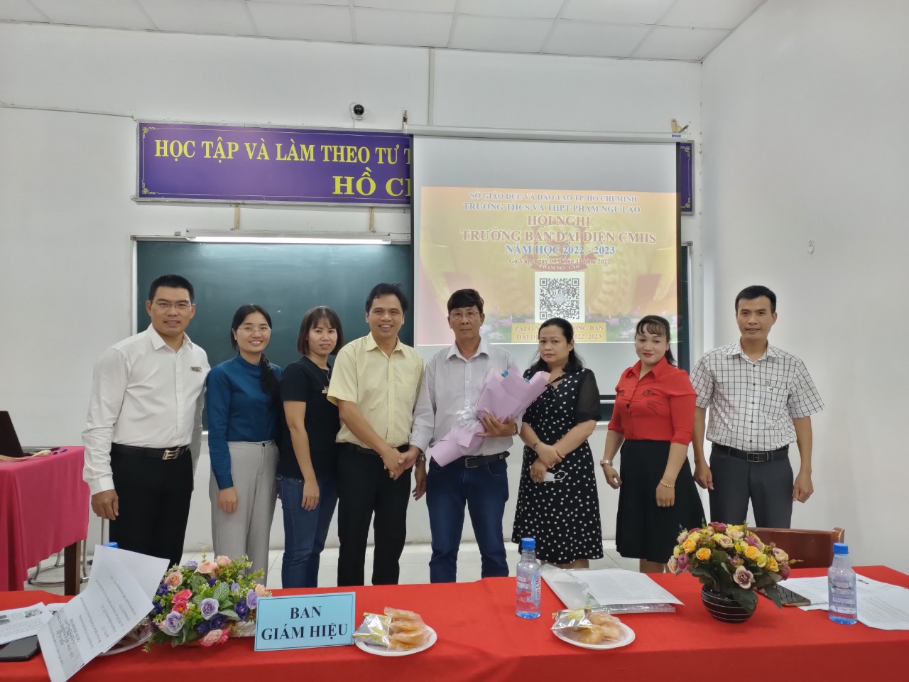 HỘI NGHỊ TRƯỞNG BAN ĐẠI DIỆN CHA MẸ HỌC SINH NĂM HỌC 2022-2023