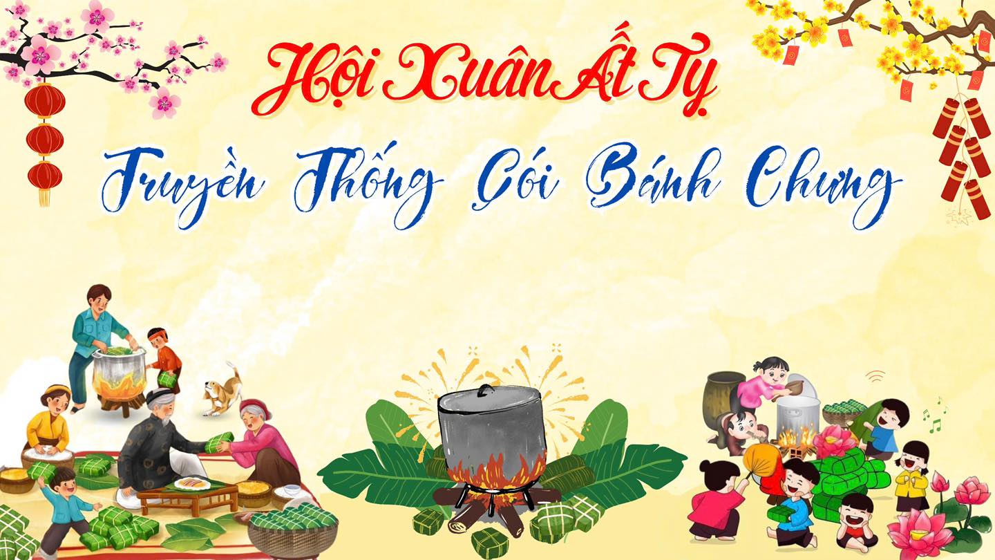 SẮC MÀU LỄ HỘI GÓI BÁNH CHƯNG: 